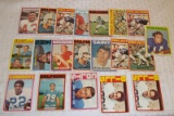 22 Vintage 1972 Topps NFL Football Card Lot OJ Simpson Unitas Sayers Manning
