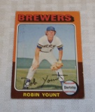 Vintage 1975 Topps Baseball #223 Robin Yount Rookie Card Brewers HOF