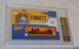 2003-04 Fleer Authentix Draft Day Jumbo Large Ticket Card Carmelo Anthony RC BGS 8.5 Rare Rookie