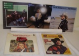 Hank Williams Jr Country Music LP Record Store Card Posters w/ 1980 Promo Larger Poster