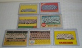 7 Vintage 1950s 1960s Topps Baseball Card Lot Braves Yankees Phillies White Sox Senators