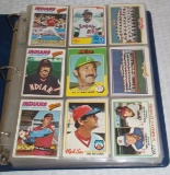 HUGE Baseball Card Album Loaded Stars 360 Cards 1970s 1980s HOFers Stars Rose Schmidt Ripken Ryan