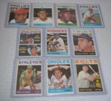 10 Vintage 1964 Topps Baseball Card Lot LaRussa RC Roberts Staub