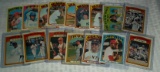 Vintage 1972 Topps Baseball Card Lot w/ Stars Mays Rose Kaline Brock Yaz Reggie Fisk RC Crease