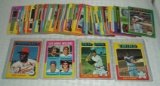 Vintage 1975 Topps Baseball Card Lot w/ Stars Carew Fisk Gibson Stargell Hernandez RC