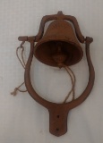 Vintage Cast Iron Working Victory Bell Repro