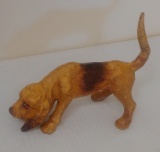 Vintage Cast Iron Hunting Dog Bloodhound Figurine Repro