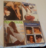 4 Vintage Penthouse Adult Magazine Lot 1970s 1980s Sexy Nudity 18+ Adults Only