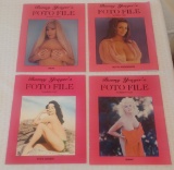 4 Rare Bunny Yeager Foto File 1997 Magazine Lot Nude Sexy Topless 18+ Adults Only