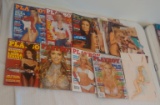 7 Different Playboy Magazine Lot 1990s 2001 w/ 1970s 1980s Loose Clippings Nudity Sexy 18+ Adults