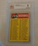 Vintage 1970 Topps Baseball Card #588 hecklist 7th Series Error Beckett GRADED 6 Unmarked EX-MT
