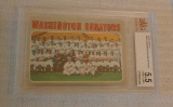 Vintage 1970 Topps Baseball #676 High Number Senators Team Card Beckett GRADED 5.5 EX+