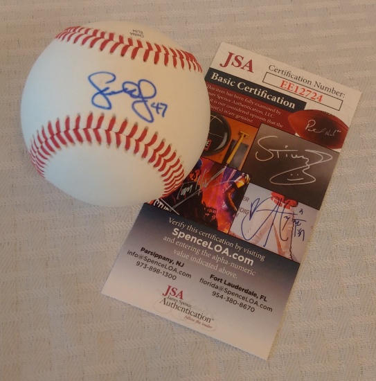 Phillies Scott Eyre Autographed Signed Minor League Rawlings Baseball JSA COA