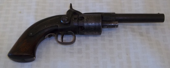 Antique 1850 Wesson & Leavitt Dragoon Black Powder Percussion Revolver Pistol Gun Six Shot .31 Cal