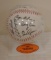 Vintage 1984 Detroit Tigers Facsimilie Team Signed Autographed Souvenir Baseball Stand World Series