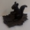 Vintage Cast Iron Squirrel Nutcracker Figurine Figure Works Decorative
