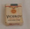 Vintage 1940s 1950s Cigarette Pack Unused Sealed Advertising Non Use Collectible Stamp VICEROY