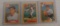 3 Different Vintage 1987 Topps TIFFANY Roger Clemens Red Sox Card Lot Rare LE