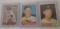 3 Vintage Topps Whitey Ford Baseball Card Lot Yankees 1961 1965 1967 HOF
