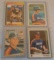 4 Craig Biggio Rookie Card Lot RC 1989 Topps Fleer Donruss Upper Deck HOF Astros