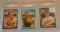 3 PSA GRADED 1987 Mark McGwire Rookie Card Lot A's Donruss Rookies Fleer Update Glossy 8 9 NRMT MINT