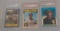 3 Barry Bonds PSA BGS Beckett GRADED Rookie Card Lot 1986 1987 Topps Traded Fleer Update Glossy