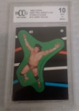 Vintage 1985 Topps WWF Wrestling Sticker #15 Jimmy Superfly Snuka Beckett GRADED 10 GEMT MINT WWE