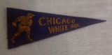 Vintage 1950s Mini Baseball Felt Pennant MLB Rare 4'' Chicago White Sox