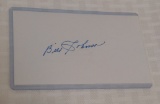 Autographed Signed Index Card PSA COA Baseball Bill Billy Johnson Yankees