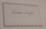 Autographed Signed Index Card PSA COA Baseball Freddie Fred Sanford Yankees