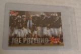 Rare Joe Paterno Football Card 2006 Super MVP Donuts Promo Insert PSU Penn State Football