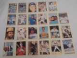 Very Rare Unknown Mid 1980s Blank Back Test Proof Baseball Card Set? 23 Cards Ripken Brett Schmidt