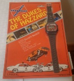 Vintage 1981 Ultrasonic Dukes Of Hazzard Sealed Wrist Watch LCD Quartz Bo Luke Boss Hogg