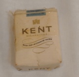 Vintage 1940s 1950s Cigarette Pack Unused Sealed Advertising Non Use Collectible Stamp KENT