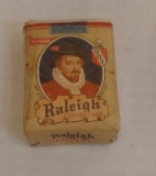 Vintage 1940s 1950s Cigarette Pack Unused Sealed Advertising Non Use Collectible Stamp RALEIGH 903