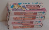 4 Vintage NOS Easy Curls MIB New 1980s Lot Compact Curling Iron Rare Dime Store Generic KO