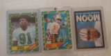 Key Vintage NFL Football HOF Rookie Card Lot RC 1985 1986 Topps Warren Moon Reggie White Jerry Rice