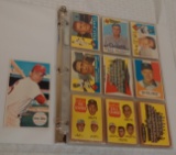 Vintage Baseball Card Album 1960 1962 1963 1964 1965 Some Stars Teams 73 Cards