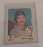 Key Vintage 1983 Fleer Baseball Rookie Card Wade Boggs Red Sox RC HOF