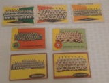 1960 1962 1963 Topps Baseball Team Card Lot