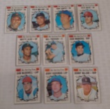 10 Different Vintage 1970 Topps Baseball All Star Card Lot Rose McCovey Santo Marichal McLain