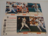 Rare 8x10 Glossy Card Set 1988 American League Award Winners Weiss Canseco Boggs Viola Sox A's