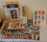 Uncut Sports Card Lot 1980s 1990s 2000s w/ Jumbo Cards Jeter Aaron Stars HOFers Drakes Box