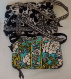 2 Vera Bradley Purse Handbag Laptop Tablet Case Lot Nice Colors