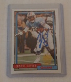 2013 Topps Fan Favorites Certified Autograph Issue Insert NFL Ernest Givins Oilers