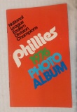 Vintage 1976 Philadelphia Phillies Photo Album NL East Champions Schmidt Carlton Bowa Maddux