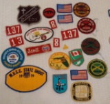 Vintage Cloth Patch Lot NRA National Rifle Association YMCA BSA Boy Scouts 1970s 1980s