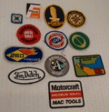 Vintage Advertising Patch Lot Fram Richfield Jaguar Mopar Von Dutch NASA Motorcraft Red Ball