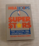 1989-90 NBA Hoops Basketball Superstars Factory Sealed Set Yellow Jordan Magic Bird