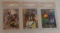 3 PSA GRADED 9 MINT NFL Football Card Lot Jamaal Lewis Ricky Williams Fred Taylor